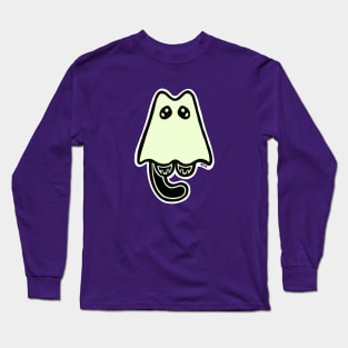 Little Ghost Cat (Won't say Boo) Long Sleeve T-Shirt